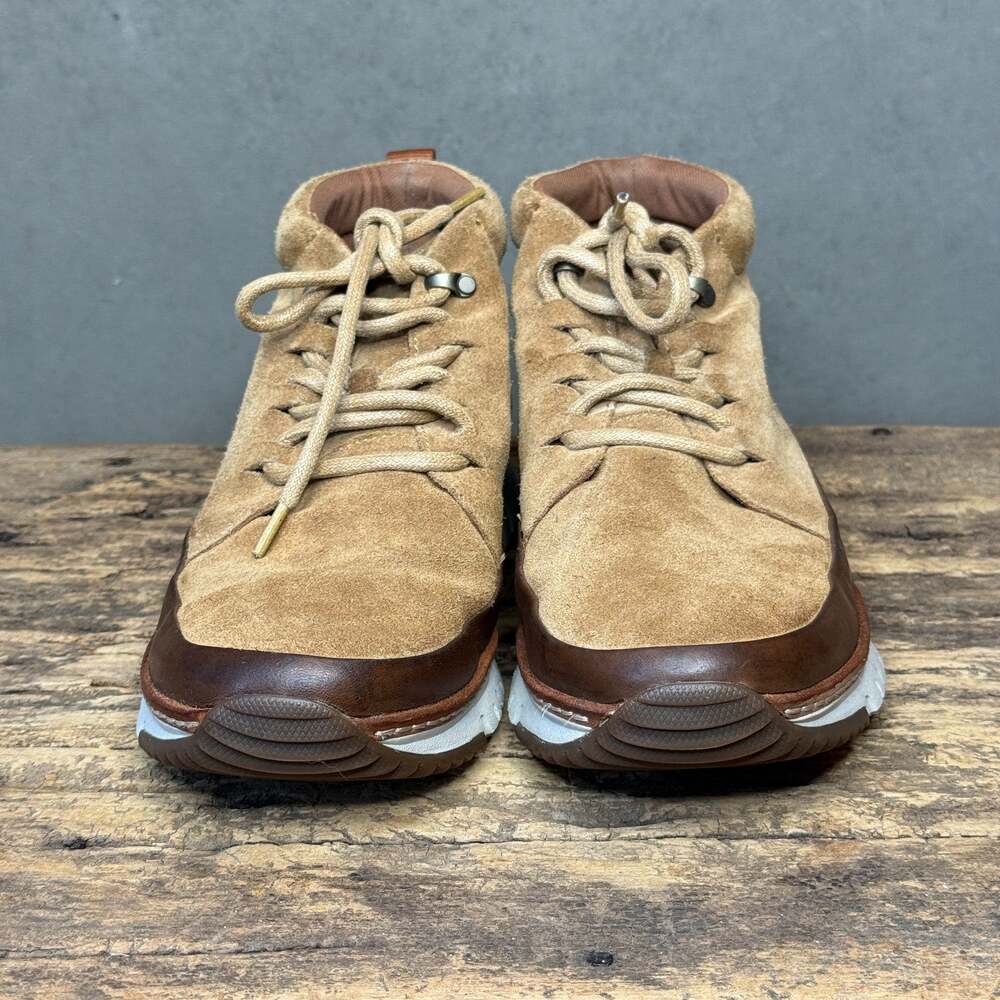 Cole Haan Grand Sport Rugged Chukka Boots Tan Suede Men's 10.5 C31413